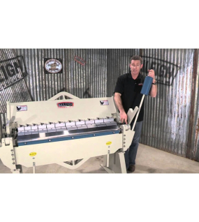 Baileigh BB-4812 Mild Steel Finger Brake – 48” x 12-Gauge Sheet Metal Bending Machine