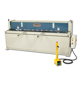 Baileigh SH-10010 Steel Hydraulic Metal Shear 100in 10 Gauge – 100-Inch 10 Gauge Industrial Hydraulic Metal Cutting Shear