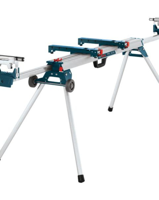 Bosch Folding-Leg Miter Saw Stand with Wheels – Portable Heavy-Duty Jobsite Stand