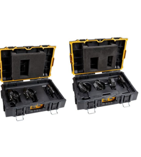 DEWALT 1/2"–2" Standard IPS Press Jaws & Rings Kit with TOUGHSYSTEM 2.0 Tool Boxes