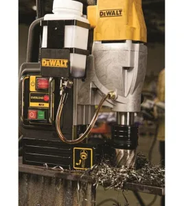 DEWALT 2-Inch 2-Speed Magnetic Drill Press, Heavy-Duty Portable Magnetic Base Drill for Steel Fabrication