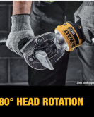 DEWALT 20V MAX Compact Die Crimping Tool Kit for Electrical Cable Termination