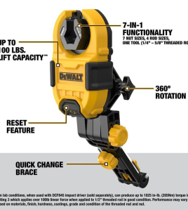DEWALT IMPACT CONNECT Nut Runner Attachment for Impact Drivers &amp; Fastening Applications
