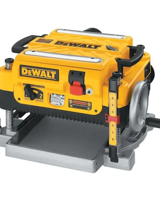 DEWALT 13-Inch 2-Speed Thickness Planer with 3-Knife Cutter Head for Precision Woodworking