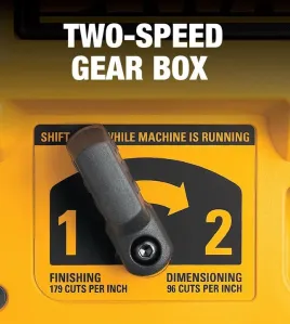 DEWALT 13-Inch 2-Speed Thickness Planer with 3-Knife Cutter Head for Precision Woodworking