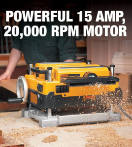 DEWALT Thickness Planer 13in Three Knife 2 Speed with Mobile Stand Bundle – 13-Inch 2-Speed Three-Knife Planer with Mobile Stand