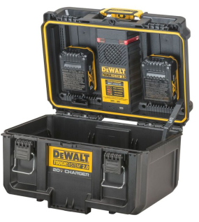 DEWALT TOUGHSYSTEM 2.0 20V MAX Dual Port Charger for Lithium-Ion Tool Batteries