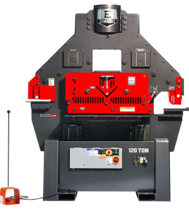 Edwards 120 Ton Ironworker with PowerLink System – 3-Phase 208V Heavy-Duty Industrial Metal Fabrication Machine