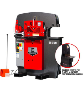 Edwards 55 Ton Ironworker with PowerLink &amp; Coper Notcher – 3-Phase 208V Industrial Metalworking Machine