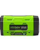 EGO POWER+ 56V ARC Lithium 8Ah Battery Pack – 4 Piece Set with Fuel Gauge EGO POWER+ 56V ARC Lithium 8Ah Battery Pack – 4 Piece Set with Fuel Gauge