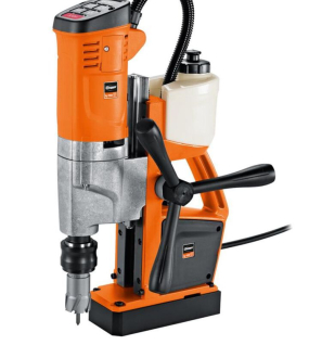 Fein JMU 137-2 QW Magnetic Base Drill – 1-3/8 In. Heavy-Duty Portable Mag Drill