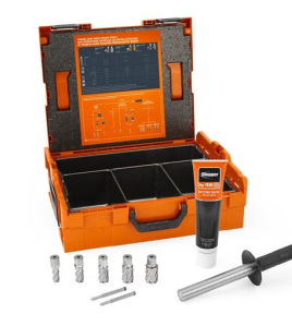 Fein MAGFORCE 90 Mag Drill with Steel HSS Cutter Set – Heavy-Duty 2-Speed Magnetic Drill System with HSS Cutter Set