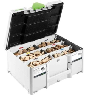 Festool DOMINO Assortment DS 4/5/6/8/10 Tenon & Dowel Set for Precision Joinery System