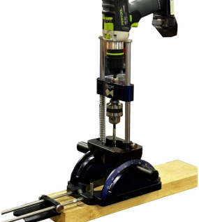 Fisch Heavy Duty Tilting Drill Guide – Precision Portable Drilling Jig System