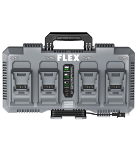 FLEX STACK PACK 24V Rapid 4-Port Battery Charger for Lithium-Ion Tool Batteries