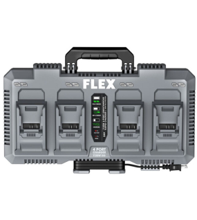 FLEX STACK PACK 24V Rapid 4-Port Battery Charger for Lithium-Ion Tool Batteries