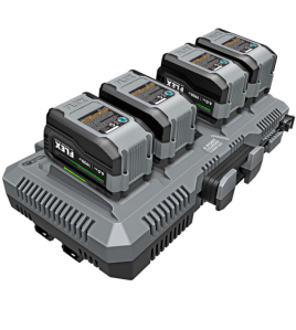 FLEX STACK PACK 24V Rapid 4-Port Battery Charger for Lithium-Ion Tool Batteries