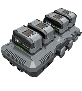 FLEX STACK PACK 24V Rapid 4-Port Battery Charger for Lithium-Ion Tool Batteries