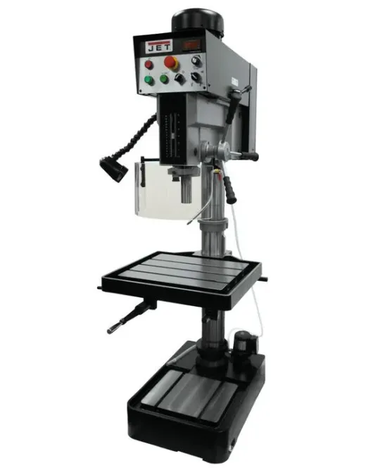 JET 20-Inch Drill Press with Tapping Capabilities – Precision Industrial Metalworking Machine JET 20-Inch Drill Press with Tapping Capabilities – Precision Industrial Metalworking Machine