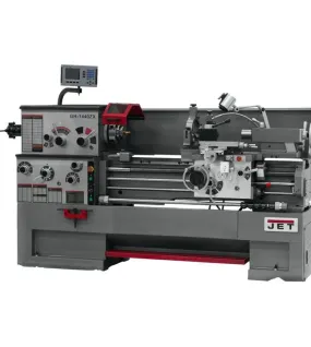 JET GH-1440ZX with Newall DP700 DRO Metalworking Lathe – 14x40 Precision Lathe with 3-Axis DRO System