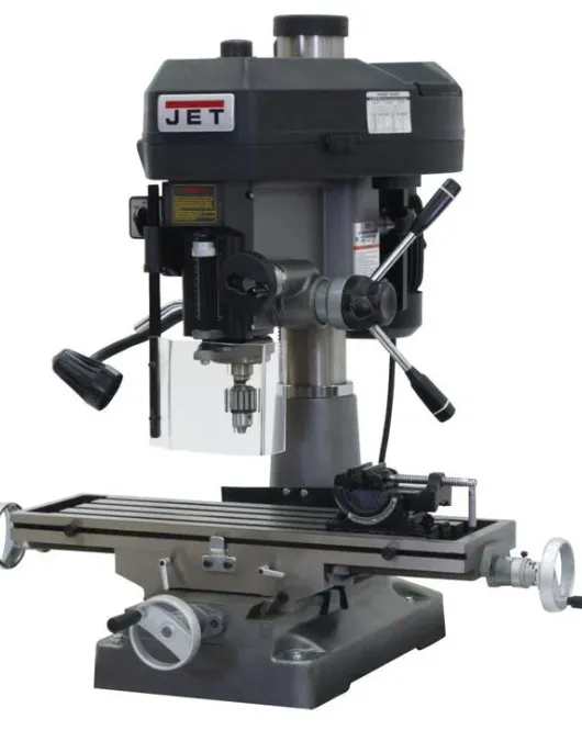 JET Mill/Drill Machine with Newall DP500 DRO – Precision Milling & Drilling System JET Mill/Drill Machine with Newall DP500 DRO – Precision Milling & Drilling System