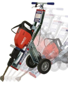 Makinex Jackhammer Trolley Heavy-Duty Demolition Breaker Cart for Concrete Jackhammers