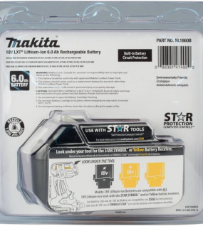 Makita 18V LXT 6.0Ah Lithium-Ion Power Tool Battery Pack – 10 Piece Bulk Set