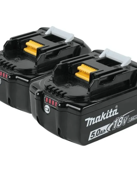 Makita 18V LXT 5Ah Lithium-Ion Power Tool Battery Pack with Fuel Gauge – 2 Pack Makita 18V LXT 5Ah Lithium-Ion Power Tool Battery Pack with Fuel Gauge – 2 Pack