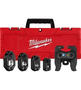 Milwaukee M12 FORCE LOGIC CTS-V Pivoting Press Ring Kit 1/2"–1-1/4" for Copper Tube Size Press Fittings