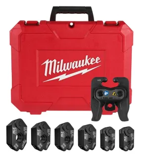 Milwaukee M12 FORCE LOGIC RLS Pivoting Press Ring Kit 1/4"–7/8" for Copper & Stainless Steel Press Fittings
