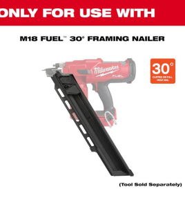 Milwaukee M18 FUEL 30° Framing Nailer Extended Capacity Magazine for Cordless Framing Tool