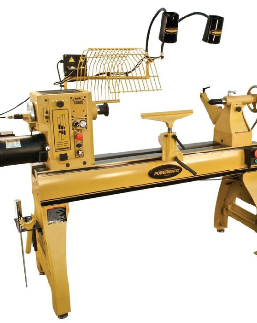 Powermatic 4224B Wood Lathe – 3 HP 220V Single/Three Phase Heavy-Duty Professional Turning Lathe