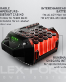Toro Flex-Force 60V MAX 10Ah Lithium-Ion Battery Pack with Fuel Indicator for Cordless Outdoor Equipment Toro Flex-Force 60V MAX 10Ah Lithium-Ion Battery Pack with Fuel Indicator for Cordless Outdoor Equipment