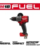 Milwaukee M18 FUEL 18V 1/2-Inch Brushless Hammer Drill Driver Bare Tool with High Torque Performance Milwaukee M18 FUEL 18V 1/2-Inch Brushless Hammer Drill Driver Bare Tool with High Torque Performance