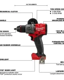 Milwaukee M18 FUEL 18V 1/2-Inch Brushless Hammer Drill Driver Bare Tool with High Torque Performance Milwaukee M18 FUEL 18V 1/2-Inch Brushless Hammer Drill Driver Bare Tool with High Torque Performance